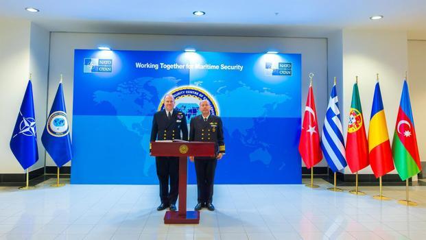 NATO Müttefik Deniz Komutanı Koramiral Pedre, Deniz Güvenliği Mükemmeliyet Merkezini ziyaret etti