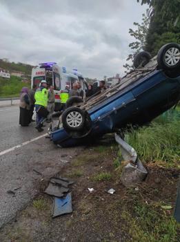 Ordu’da trafik kazası: 1 yaralı