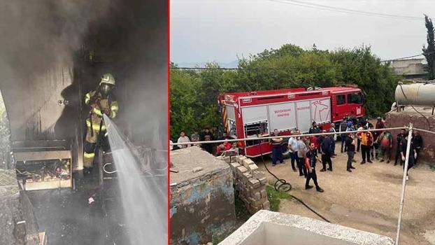 Mardin'de evde çıkan yangında 4 çocuk dumandan etkilendi