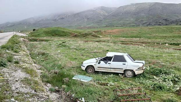 Malatya'da otomobil şarampole devrildi: 6 yaralı