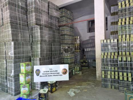 Aydın'da tağşiş ürün ele geçirilen deponun sahibine 1,8 milyon lira ceza