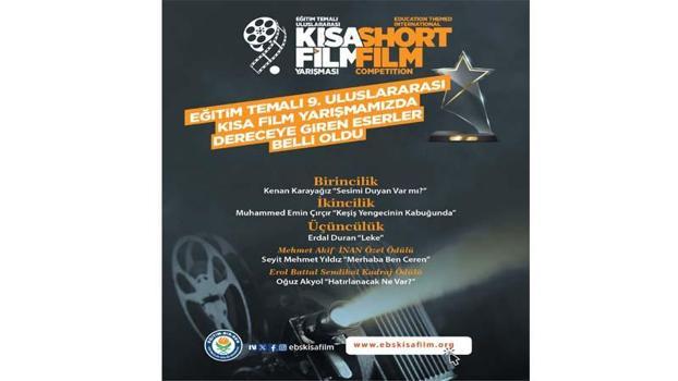 Eğitim temalı 9’uncu Uluslararası Kısa Film Yarışması sonuçları açıklandı