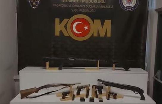 Kayseri'de silah ticaretine 2 gözaltı