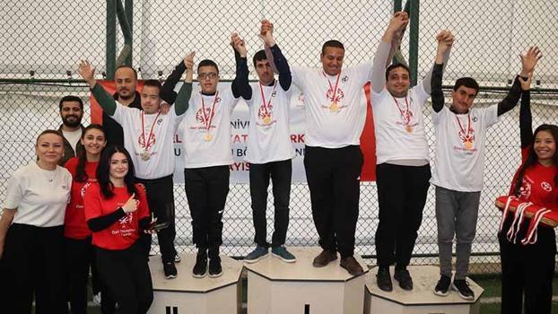 Malatya’da özel sporcular sahada iz bıraktı
