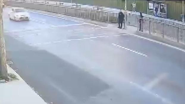 Küçükçekmece’de mühendisin ölümüne neden olan kazanın görüntüleri ortaya çıktı
