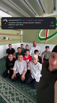 Bakan Çiftçi'den hafız adaylarına yemek jesti