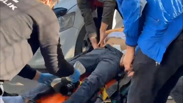 Otomobilden inerken silahlı saldırıda yaralandı