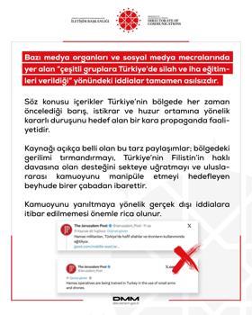 DMM'den 'silah ve İHA eğitimi' iddialarına ilişkin açıklama