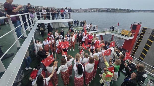 Tekirdağ'da gaziler, şehit aileleri ve yaşlılar için tekne turu