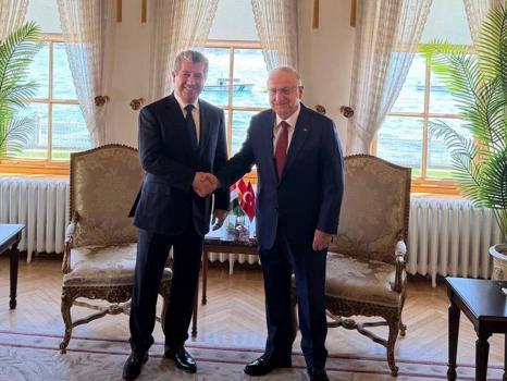 Milli Savunma Bakanı Güler, IKBY Başbakanı Barzani ile görüştü