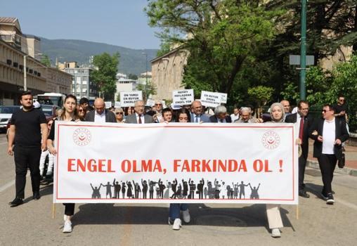 Engelsiz gelecek için yürüdüler