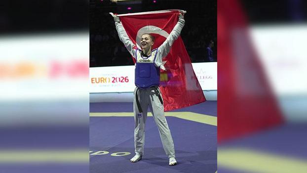 Avrupa Tekvando Şampiyonası’nda Merve Dinçel Kavurat altın madalya kazandı
