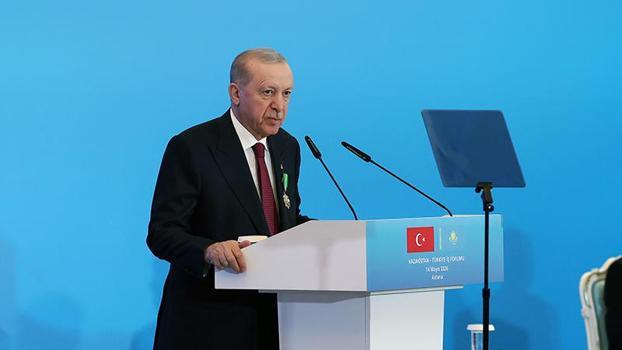 Cumhurbaşkanı Erdoğan: Kazakistan ile ticaret hacmimiz 10 milyar dolara yaklaştı