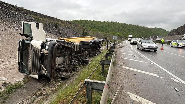 Samsun’da iki TIR çarpıştı: 2 yaralı