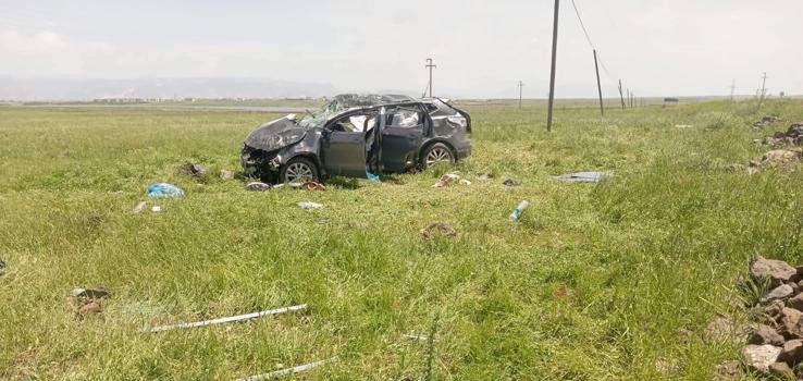 Şırnak’ta takla atan otomobilin sürücüsü yaralandı