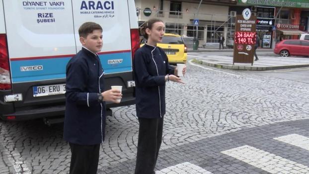 Geleceğin şeflerinden gönülleri ısıtan ikram