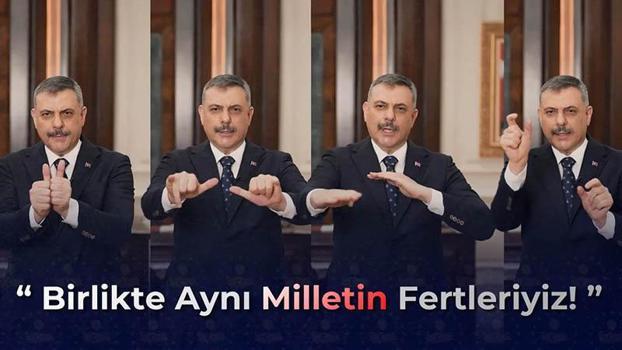 Bakan Çiftçi'den işaret diliyle 'Engelliler Haftası' mesajı