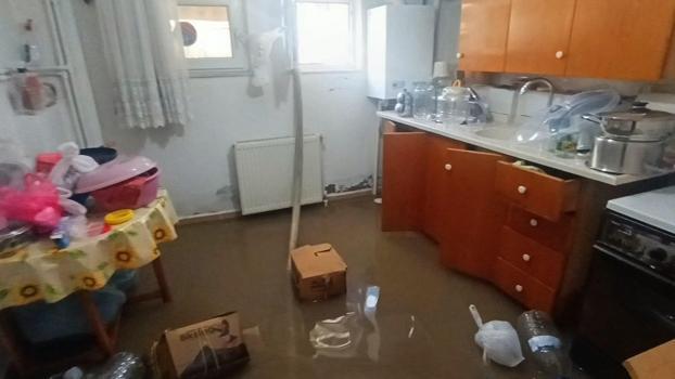 Yeşilırmak Nehri taştı, bazı evleri su bastı