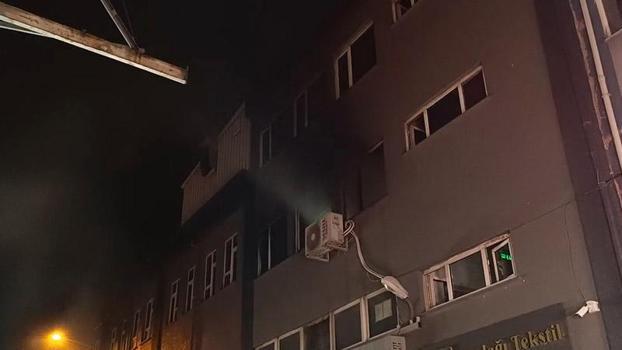Bursa'da tekstil atölyesinde yangın