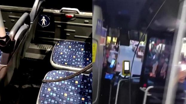 Fatih'te inşaat demiri İETT otobüsünün altını delerek içeri girdi; yolcu yaralandı