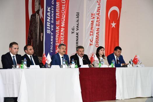 Silopi Sera Organize Tarım Bölgesi Projesi tanıtıldı