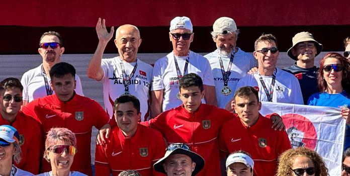 'Demir Adam' Ayvalık’ta ikinci oldu