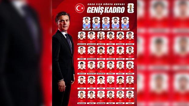 A Milli Futbol Takımı’nın 2026 FIFA Dünya Kupası geniÅŸ kadrosu açıklandı