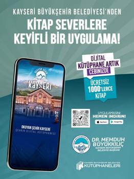 Kayseri’de, ‘Mobil Dijital Kütüphane’ uygulaması hizmete sunuldu
