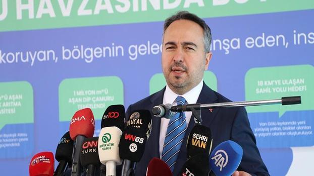 Bakan Yardımcısı Demiralp: Van Gölü kıyı şeridi 2 milyon metreküp balçıktan arındırıldı