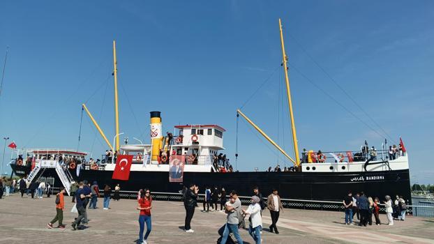 Bandırma Vapuru’nu 19 Mayıs’ta binlerce kişi ziyaret ediyor