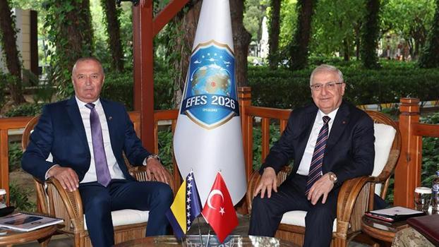Bakan Güler, Bosna-Hersek Savunma Bakanı Helez ile görüştü