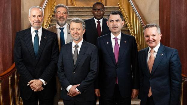 Bakan Kurum, Danimarka Kralı Frederik tarafından kabul edildi