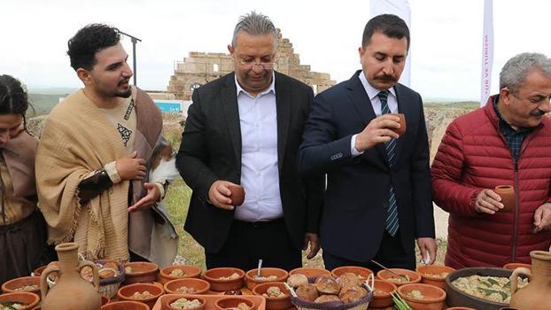 Roma’nın antik lezzetleri Zerzevan Kalesi’nde yeniden pişirildi