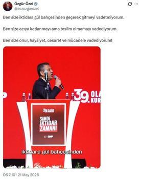 Özgür Özel'den 'mutlak butlan' paylaşımı