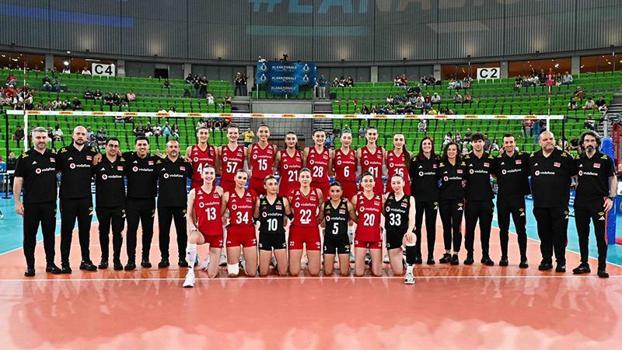 A Milli Kadın Voleybol Takımı, Sırbistan’a 3-1 mağlup oldu