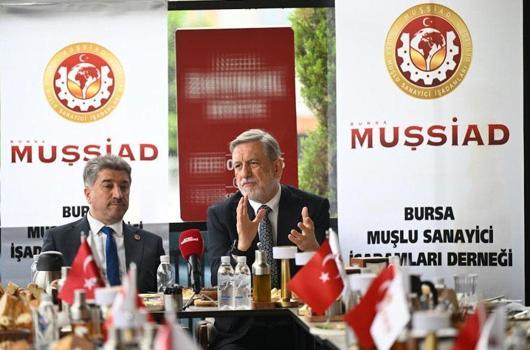 BTSO Başkanı Burkay, MUŞSİAD üyeleri ile buluştu
