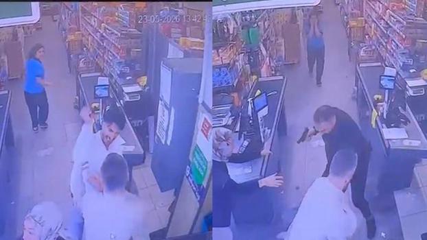 Başakşehir'de ürün değişimi tartışmasında kasiyer bıçakla saldırdı: Can havliyle yetişmeye çalıştım, silah çekmek zorunda kaldım