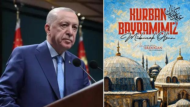 Cumhurbaşkanı Erdoğan'dan Kurban Bayramı mesajı