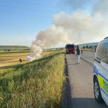 Kilis'te otomobil tarlaya savruldu: 6 yaralı