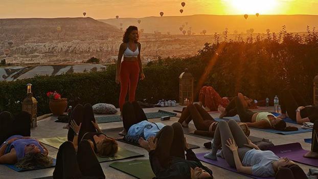 Kapadokya’da 3 gün sürecek yoga festivalinde geri sayım
