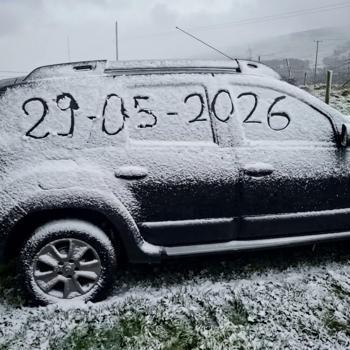 Mayıs ayında Ordu'nun yaylalarına kar yağdı