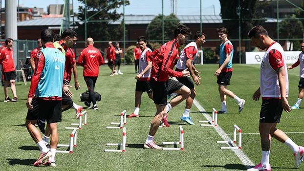 A Milli Futbol Takımı, Kuzey Makedonya hazırlıklarına devam etti