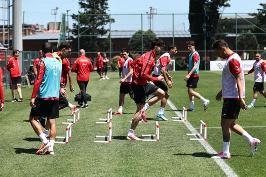 A Milli Futbol Takımı, Kuzey Makedonya hazırlıklarına devam etti