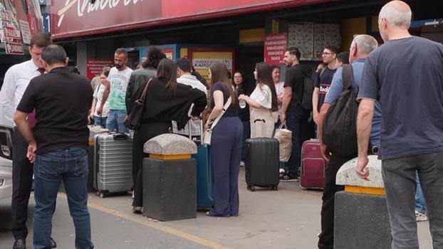 Tatilin son gününde 15 Temmuz Demokrasi Otogarı’nda yoğunluk