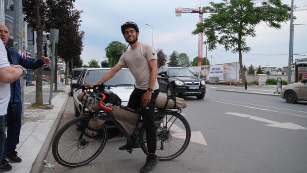 Milano'dan Tokyo'ya uzanan bisiklet yolculuğuna Düzce molası
