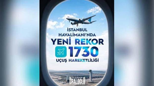 İstanbul Havalimanı, en yoğun günlük hava trafiğine ulaştı