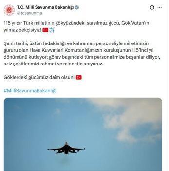MSB'den Hava Kuvvetleri'nin 115'inci yılına özel klip