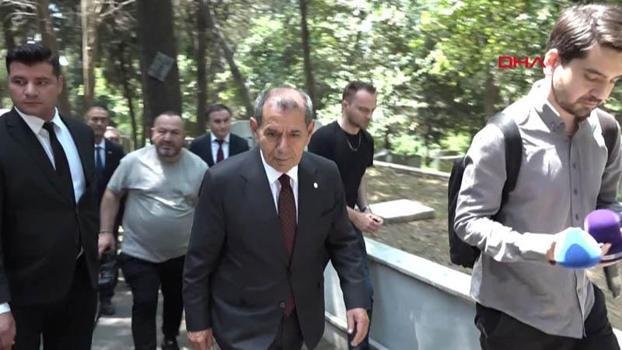 Dursun Aydın Özbek, Ali Sami Yen ve Süleyman Seba'nın kabrini ziyaret etti
