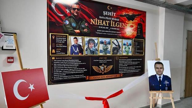 Şehit Hava Pilot Binbaşı Nihat İlgen’in adı Bolu’da okula verildi