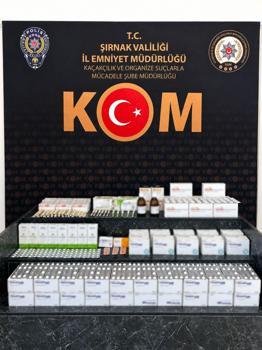 Şırnak’ta kaçak ilaç ve serumlar ele geçirildi; 2 gözaltı